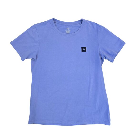 ArcTeryx purple Short Sleeve T-Shirt size M Cotton Blend Crew Neck Casual Wear - Picture 7 of 8
